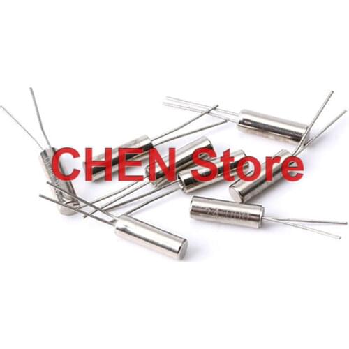 10pcs crystal 2*6 cylindrical 24MHz crystal oscillator Quartz crystal oscillator 24m