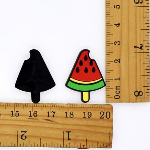 10 pcs Kids Boys And Girls Kindergarten Primary School DIY Handmade Soft PVC Mini Ice Cream Glue/Sew Patch XH-57