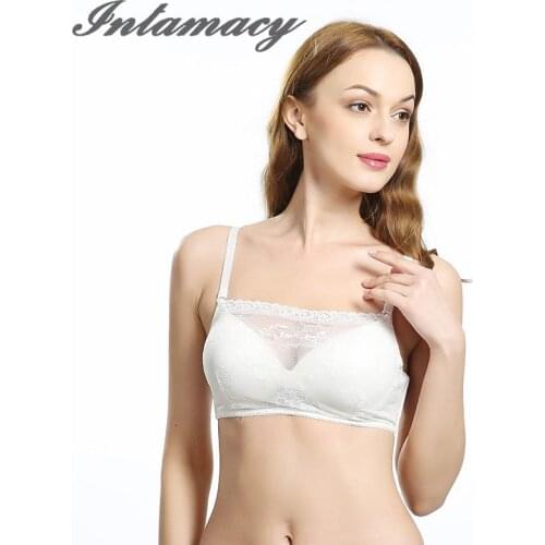 100% Silk bra Lace Bra Anti Thin Bra Steel Ring Free Movement