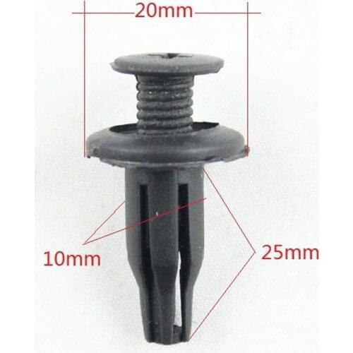 100pcs screw Bumper Fastener Retainer clips for Toyota Car Accessories Free shipping