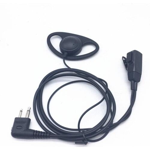 5x D shape M plug 2pins headphone for motorola cp040 cp140 ep450 cp150 gp3188 gp88s gp2000 gp300 hytera tc600 etc walkie talkie