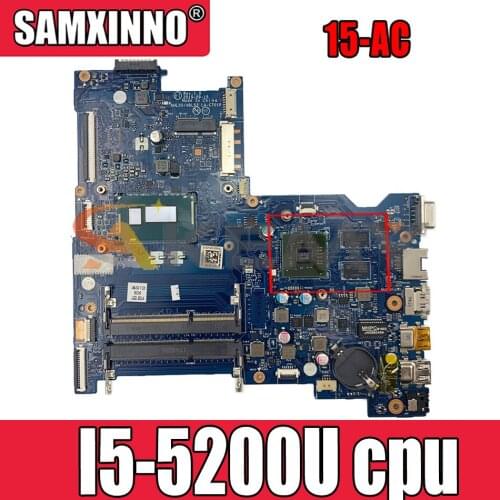 817994-001 817994-501 For HP Pavilion 15-AC TPN-C125 250 G4 I5-5200U Laptop Motherboard LA-C701P 216-0867030 Notebook Mainboard
