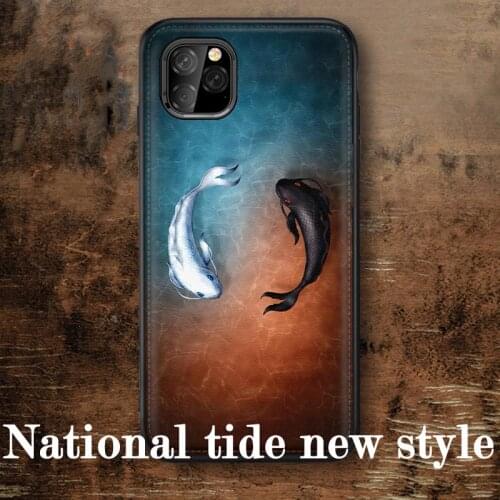 Embossed Pattern Cover for iPhone 11 Pro Max 11 Pro XS XR SE 2020 X 7 8 6 6S Plus Case PU Leather Shockproof Soft Back Funda