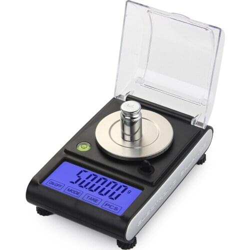 50g 0.001g Digital Electronic Scale 0.001g Precision Touch LCD Digital Jewelry Diamond Scale Laboratory Counting Weight Balance