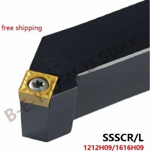 BEYOND Lathe Tool Holder SSSCR1212H09 SSSCL1212H09 SSSCR1616H09 SSCL1616H09 SSSCR 1616 Turning Cutter Handle Carbide Inserts CNC
