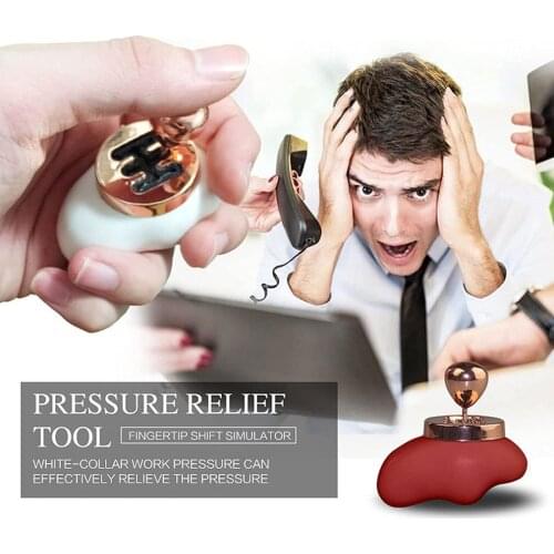 Arc-shaped Safety Fingertip Decompression Artifact Car Mini Gear Anti-stress Fingertip Spinner Durable Toy