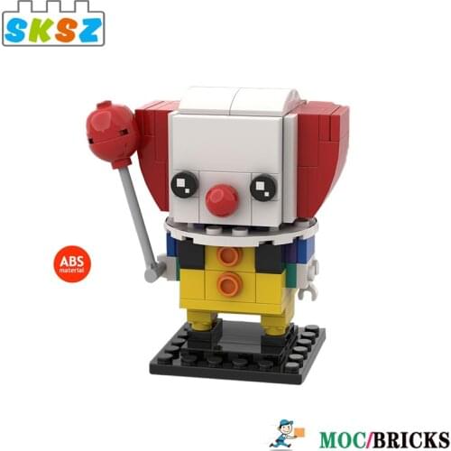 Moc Horror-Novel- "it" Action Figures Creativity Moc Building Block Model Children Education Toys Assembly Diy Bricks Xmas Gifts