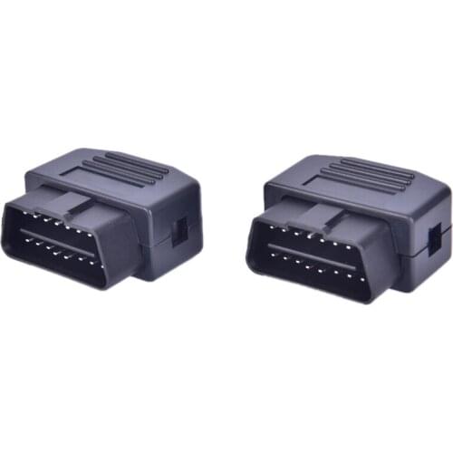 Hot Sale OBD 2 L Type 16 Pin Sockets Connector Plug With Shell And Screw Male Auto Car Connector Cable Wire Car Accessories
