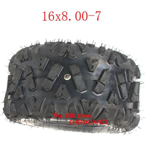 Good quality 16x8.00-7 Vacuum Tyre ATV Tire Fit for ATV 50CC,90CC,70CC,110CC,125CC Outer Tyre