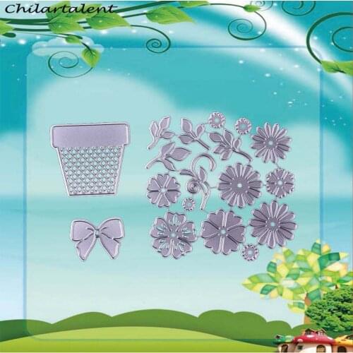 Flowers Metal Cutting Dies For DIY Scrapbooking Decor Embossing Greeting Card making Craft stencil New 2018 clear stamps nouveau