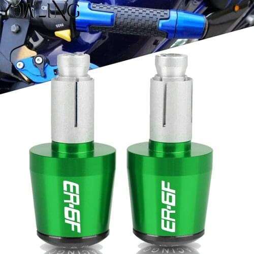 Motorcycle Accessories 7/8" 22MM Handlebar Hand Grips Handle Bar End For KAWASAKI ER6F ER6 F ER6N E R6N 2009-2016 2010 2011 2012