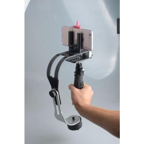 Wholesale PRO Handheld Steadycam Video Stabilizer with cellphone holder clip for Digital Camera Camcorder DV DSLR SLR