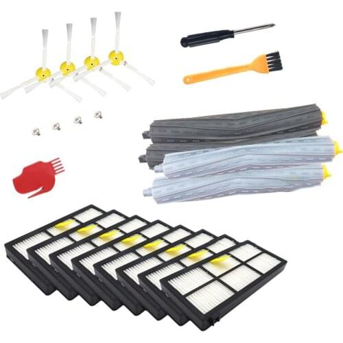 Promotion!for IRobot Roomba Accessories 860 865 866 870 871 980 960 966 981 Vacuum Cleaner Parts Brush Cyclone Hepa Filter