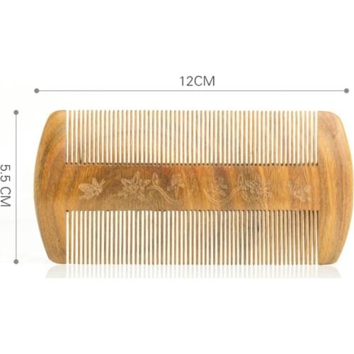 Dandruff comb Wooden Comb Tweezers Combs Ultra Fine Teeth Encryption Children Go To The Hairbrush Hair Scraping Head Tweezer