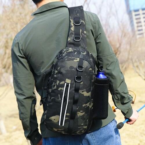 Outdoor Fishing Rucksacks Waterproof Tactical Backpack Sports Multifunction Camping Hiking Trekking Crossbody Hunting Bag X465G