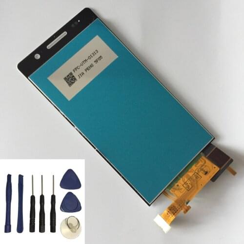 For Huawei Ascend P6 P6S Touch Screen Panel Digitizer Sensor Glass + LCD Display Monitor Panel Module Assembly + Free Tools