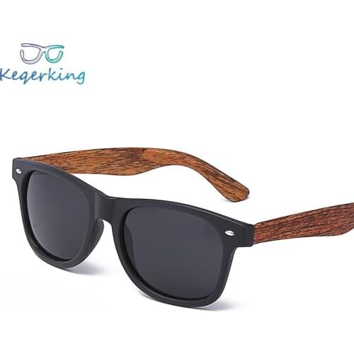 Vintage Women Bamboo Sunglasses Wooden Glasses Fashion Men Square Eyewear Shades Oculos De Sol Feminino Brand Designer ZB-64