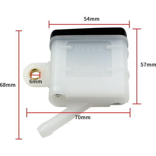 Universal Motorcycle Foot Rear Brake Master Cylinder Tank Oil Cup Fluid Bottle Reservoir Motorcycle Acessories