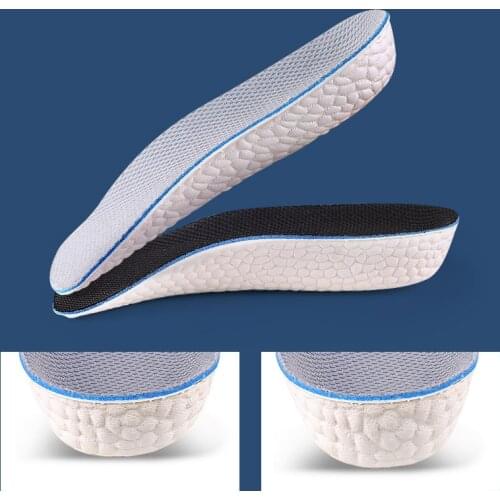 1 Pair Comfortable Orthotic Shoes Insoles Inserts High Arch Support Pad for Women Men Lift Insert Pad Height Cushion Walking Pad