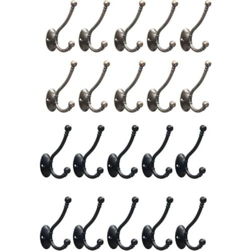10Pcs Wall Hooks for Hanging Heavy Duty Hat Towel Coat Wall Mounted Hangers