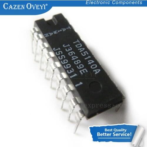 2pcs/lot TDA5140 TDA5140A DIP-18 In Stock