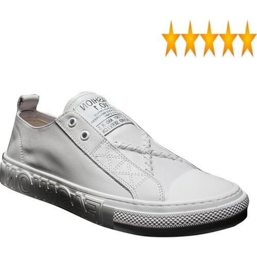 Designer Mens Slip On Brand Casual Real Flats Sneakers Summer Loafers Footwear Male Low Cut Genuine Leather Shoes