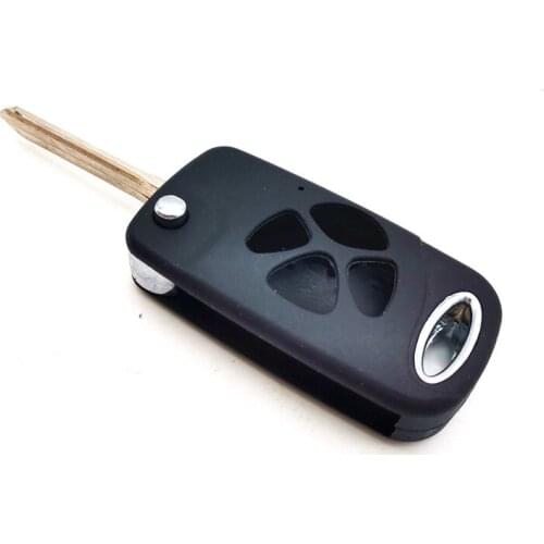 Modified Folding Flip Remote Key Shell Case For Toyota For Camry For Reiz For Corolla For Crown 4 Buttons Key Fob Cover