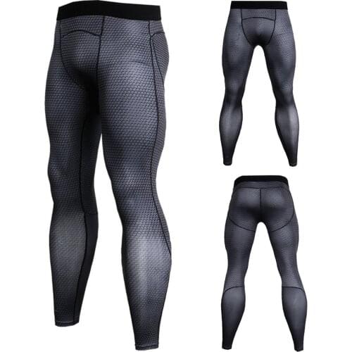 Running tights compression tights new 2020 mens tights elastic quick-drying fitness running leggings large size