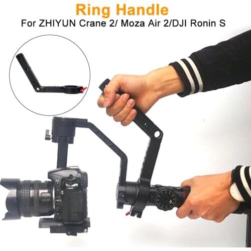 Ronin-S Neck Ring Mounting Handle Grip Extension Arm Monitor Microphone LED Video Light for DJI Ronin S Crane 2 Handheld Gimbal