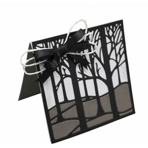 Forest Tree Frame Cut Dies For Card Making Metal Cutting Dies DIY Craft Wedding Emboss Template Stencil Paper Photo Album Decor