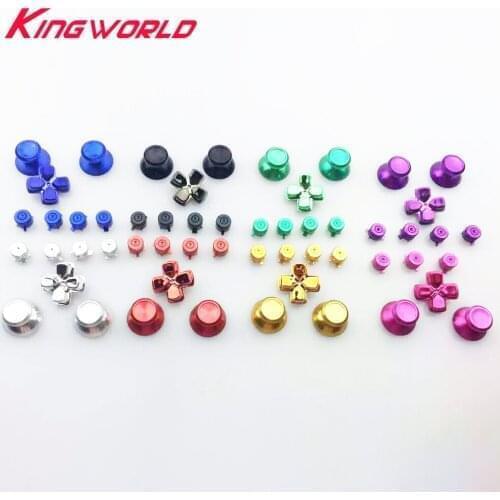 Metal Keypad Key Analog Joystick Parts Pad Buttons for Sony PS4 DualShock 4 Games Controller Gamepad Accessories