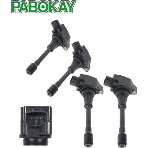 SET of 4 Ignition Coil KIT For 07-11 Nissan Altima Cube Rogue Sentra Versa UF549 Brand New