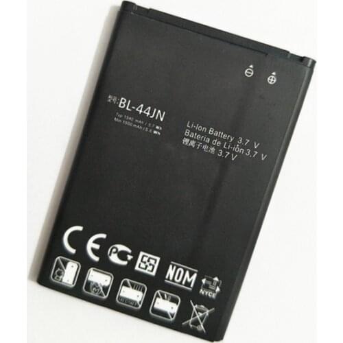 NEW 1540mAh BL-44JN BL 44JN Mobile Phone Li-ion Battery for LG P970 E730 P690 P693 E510 C660 p698 c660 ms840 L5 E610 E730 E400