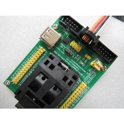 Original ATMEL IC Test Seat ATmega128/64/645/169 Burning Programm Socket Adapte