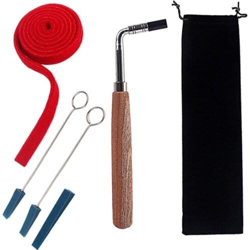 Portable Lever Jujube Piano Tuning Tuner Mute Kit Tools And Case Professional Piano Tuner Tools Mute Hammer Diy Set