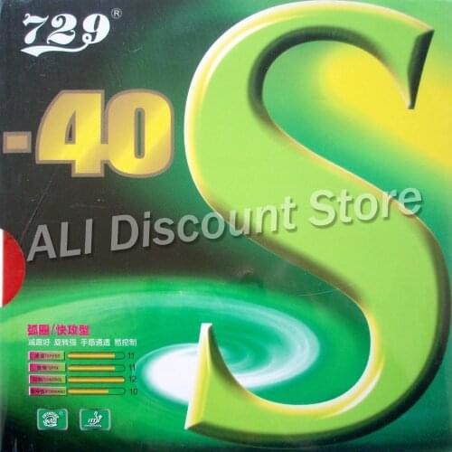 RITC 729 Friendship 729-40S Pips-in Table Tennis (PingPong) Rubber With Sponge