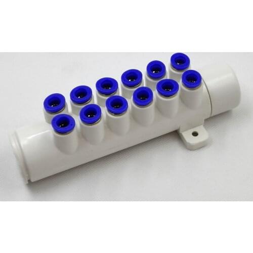 Spa 12 holes fast connection air manifold for nozzle bubble jet for bathtub tub