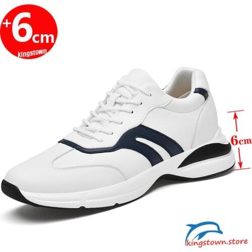Sports Man Sneakers Elevator Shoes Height Increase Shoes for Men Height Increasing Shoes Insole 6-7CM