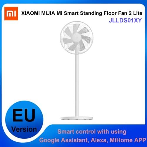 XIAOMI MIJIA Mi Smart Standing Floor Fan 2 Lite JLLDS01XY Table Electric Fan Natural Wind Air Cooling App Control EU Version