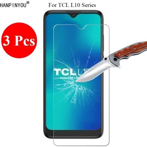 3 Pcs/Lot 9H 2.5D HD Premium Tempered Screen Glass Protector For TCL L10 Plus / Lite / Pro 6.22" Protective Film + Clean Tools