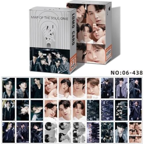 30pcs Kpop Bangtan Boys New Album MAP OF THE SOUL ONE Lomo Small Card Set All Styles Collective Blessing Favorites Photocard