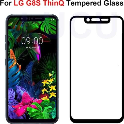 3D 9H Full Cover Tempered Glass For LG G8S Black Screen Protector Tempered Glass For LG G8S ThinQ HD Protective Film Glass