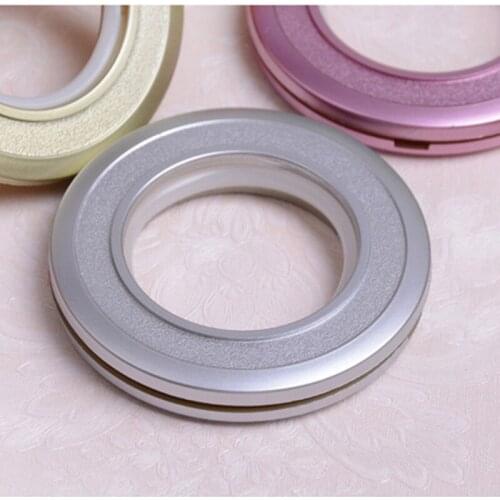 50Pcs/lot Curtain Punch Ring Nano Circle Curtain Accessories DIY Silencer Mute Roman Rings Curtain Rods Eyelets Buckle Decor