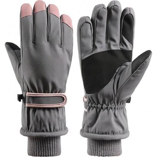 50%HOTWomen Waterproof Winter Warm Gloves Skiing Cycling Riding Touch Screen Mittens