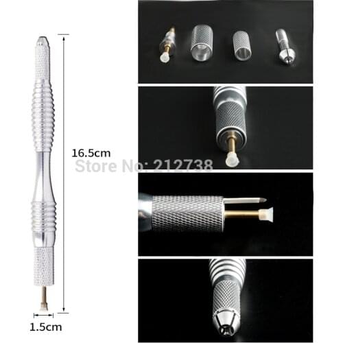 Free Shipping Classic Bladeholder Microblading tool Tebori pen permanent makeup manual tattoo pen machine eyebrow microbalding