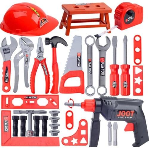 Childrens Toolbox Set Simulation Repair Tool Drill Screwdriver Repair Kit House Play Toys Tool Set Puzzle Toy Set For Kids