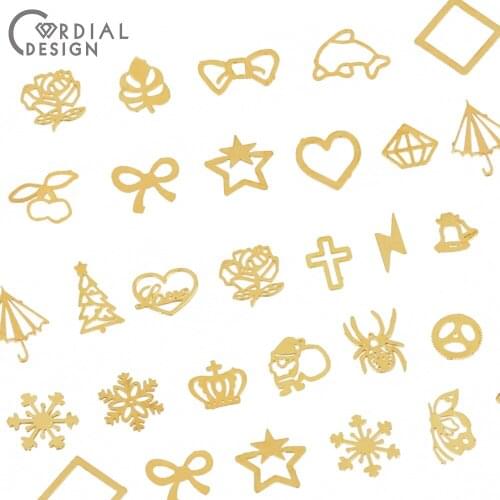 Cordial Design 500Pcs Jewelry Findings & Components/Fingernail Making/Copper Material/Hand Made/Jewelry Accessories/DIY Making