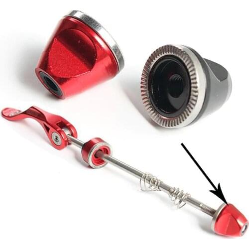 Mountain Bike Bicycle Hub Quick Release Shaft Nuts Screw Cap Cycling Quick-release Lever Nuts Quick Dismounting Shaft Nuts