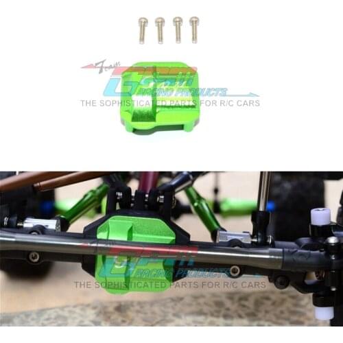 GPM AXIAL 1/10 SCX10 II 90046 90047 BUGGY Crawler Metal Aluminum Alloy Front Rear Universal Gearbox Rear Cover RC Car Parts