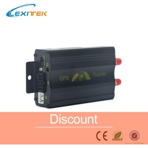 GPS GPRS SMS Original Coban Real-time tracker TK103A Quad band SD card slot anti-theft move alarm by SMS for 2G and 3G nework